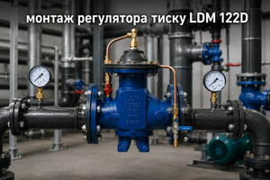 Рекомендації по встановленню регулятор перепаду тиску LDM RD122D