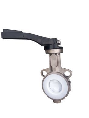 Засувка Батерфляй Ду 50 з нержавіючої сталі футерований PTFE bater-spec-1 фото