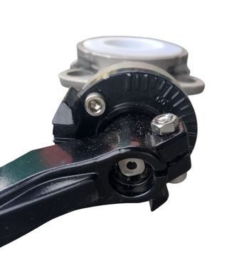 Засувка Батерфляй Ду 50 з нержавіючої сталі футерований PTFE bater-spec-1 фото