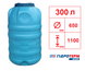 Ємність 300 л вертикальна тришарова харчова 6496 фото 1