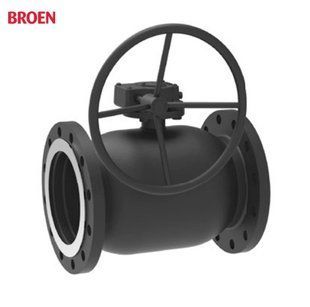 Кран кульовий Ballomax BROEN DN250, PN16 з редуктором broen-ballomax-250sp фото