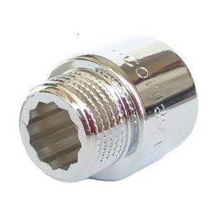 Подовжувач латунний хромований Comisa 1/2"х10 мм RF027700501C фото
