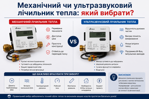 Механический или ультразвуковой счетчик тепла: какой выбрать?