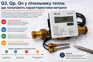 Q3, Qp, Qn в счетчике тепла: что означают характеристики расхода