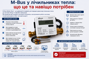 M-Bus в счетчиках тепла: что это и зачем нужен