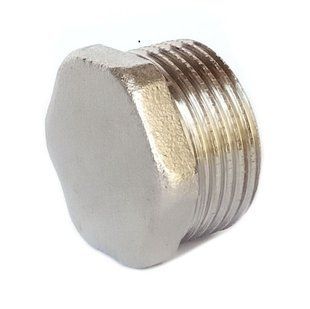 Заглушка латунная никелированная Comisa РН Ду 25 RF028601000N фото